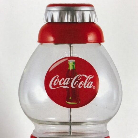 Vintage Coca-Cola Authentic Metal and Glass 10" Gumball Machine - Picture 3 of 14
